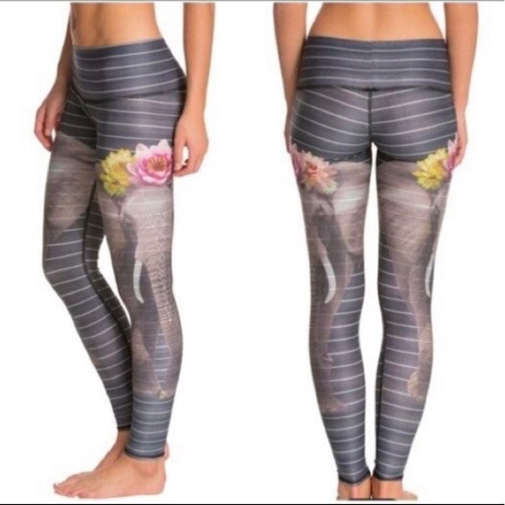 Teeki love the Elephant leggings XS